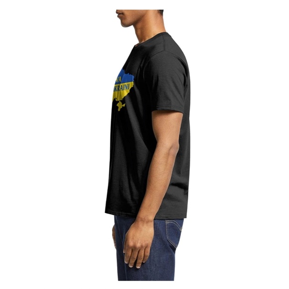 NEW Unisex Stand with Ukraine SLAVA UKRAINI Support Ukrainian Shirt Size XL - Picture 2 of 3